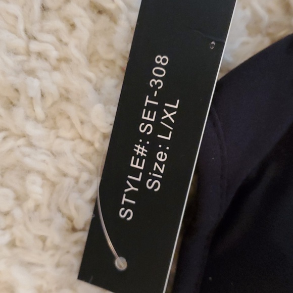 Women's 2 Piece High Waisted Shorts & Crop Top Bra Set - Picture 5 of 6